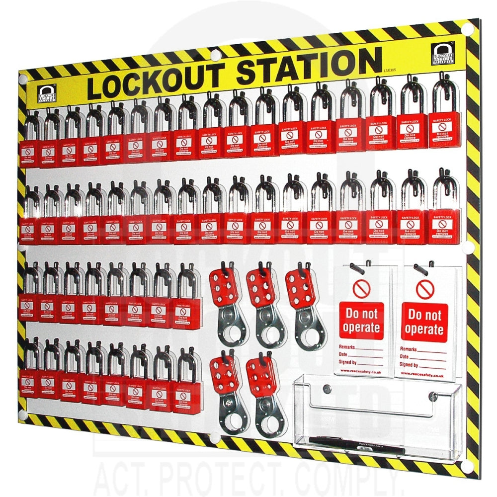 Custom 50 Capacity Custom Shadowed Lockout Station Custom 50 Capacity Custom Shadowed Lockout Station